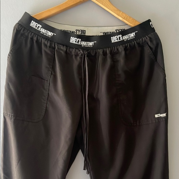Grey's Anatomy Black Straight Leg women's nursing pants Size L - Picture 4 of 9